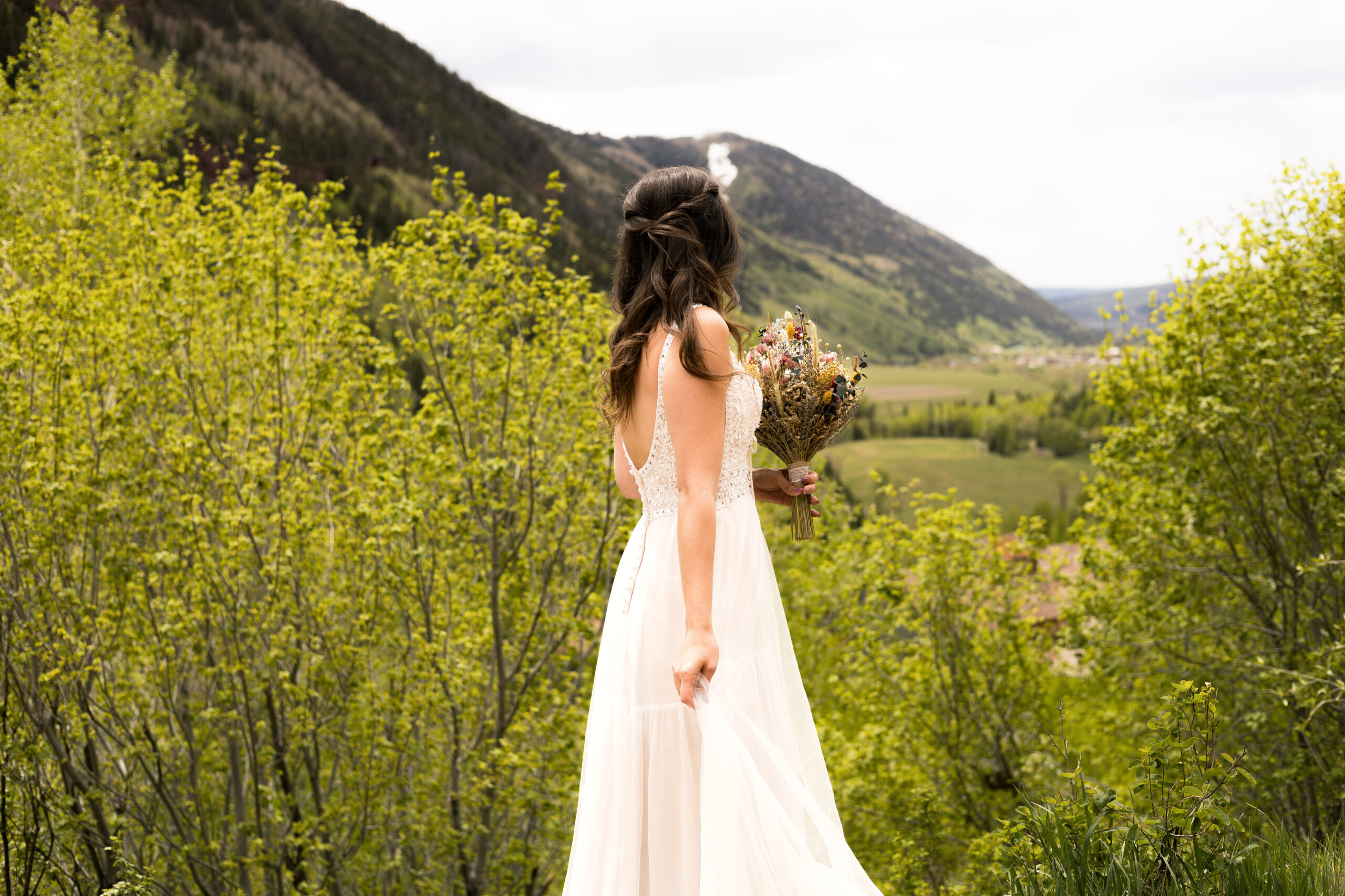 bridal photos in telluride
