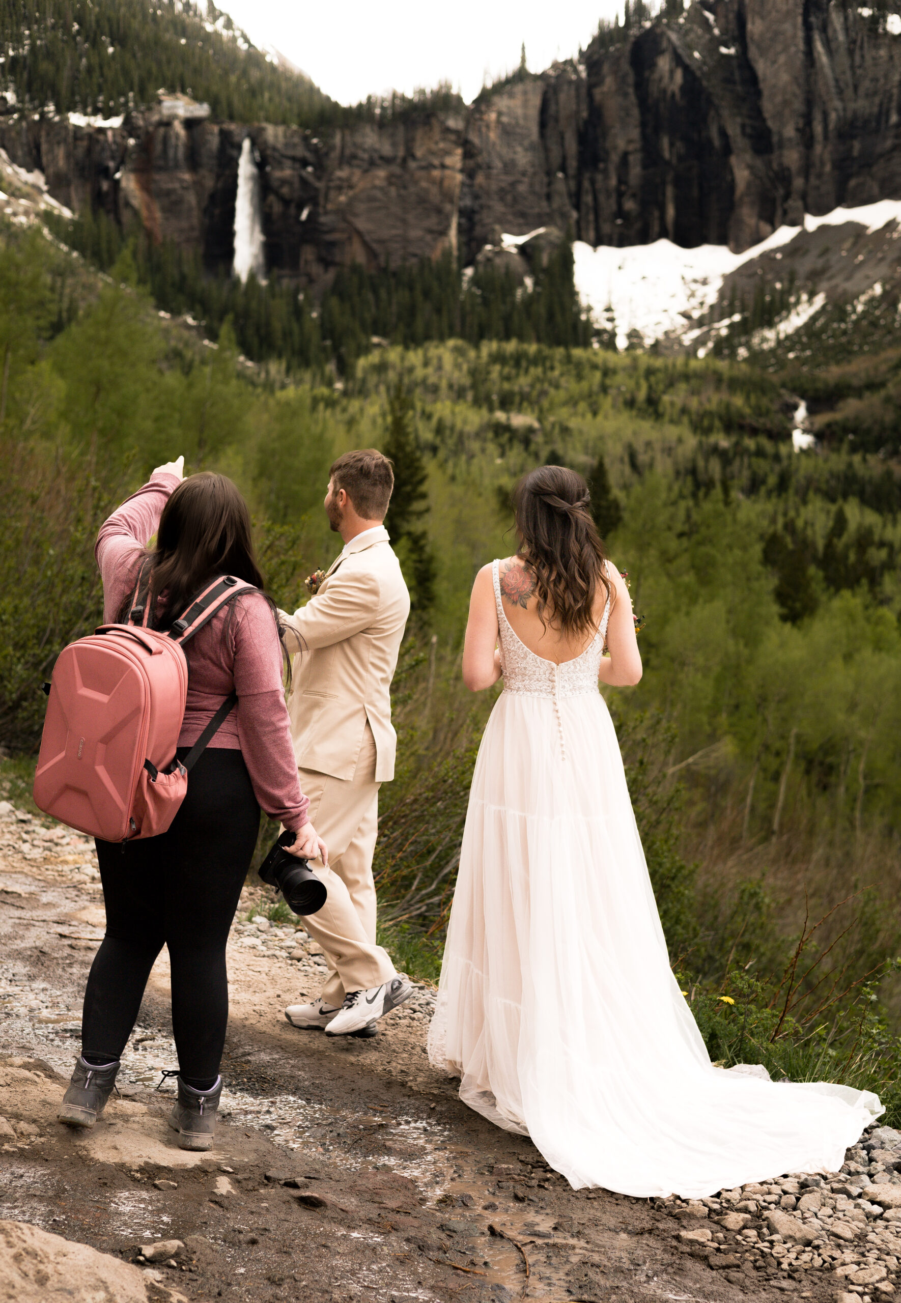 eloping by a waterfall ideas